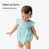 YEEHOO Baby Girl Polka Dot Floral Summer Romper