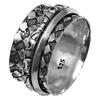 Silver Spinner Ring For Women Four Spinner Ring Fidget Silver Jewelry Ring"10"