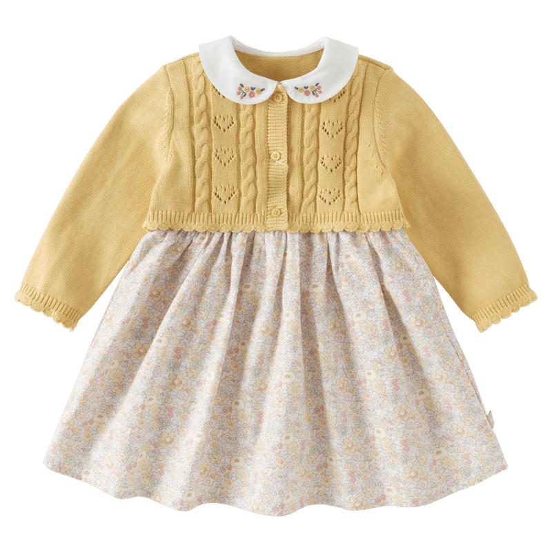 Dave & Bella Girls' Anti-Static Sweater Dress
