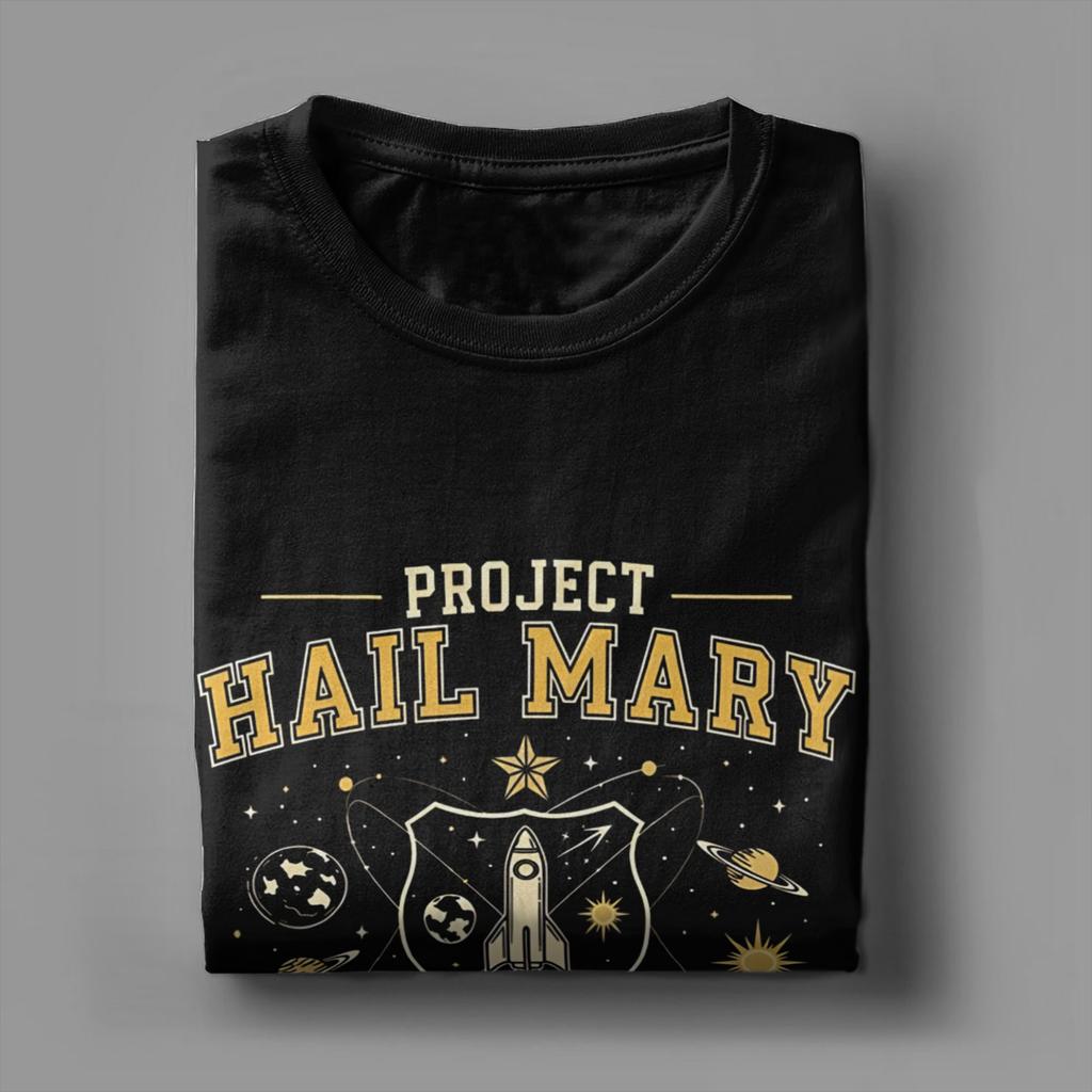 Harajuku T Shirt Project Hail Mary Sci Fi Graphic 100 Cotton TShirts Hip Hop Tshirt for Unisexs Beach Y2K Casual Design Top Tees