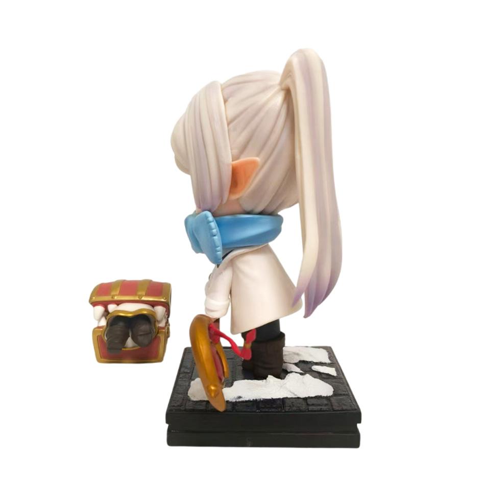 Anime Frieren Beyond Journey End Animation Peripheral Hand-made Model Figure Kawaii Girl Ornaments Toy Gifts PVC S Kid Friendly Entertaining Fun Play