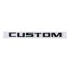 Emblemas de Letras CUSTOM Pretas Estilo de Letra 9,13×0,79in 3D Adesivos de Emblema para Para-choque de Carro ABS Decalques para Porta Traseira de Carro