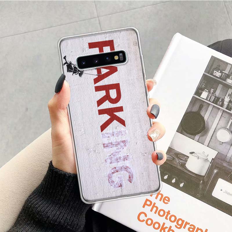 

Banksys Graffiti Phone Case For Samsung Galaxy S26 Ultra S23 S24 S25 Edge S20 FE S21 S22 Plus Soft Print Shell Cover Fundas Gala Samsung S22 Plus