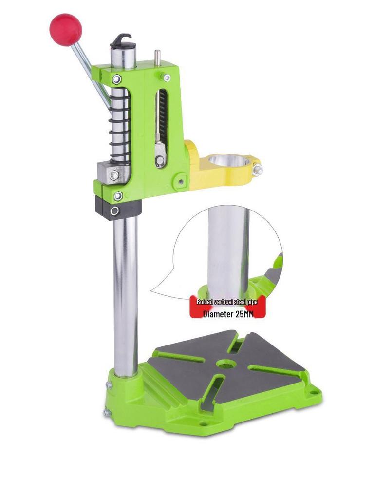Compact Multifunctional Bench Drill Stand for Hand Drills - High Precision Workbench Fixture