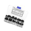 70pcs M3 M4 M5 M6 M8 M10 Nylon Acorn Nut Kit Dome Head Cap Hex Nuts