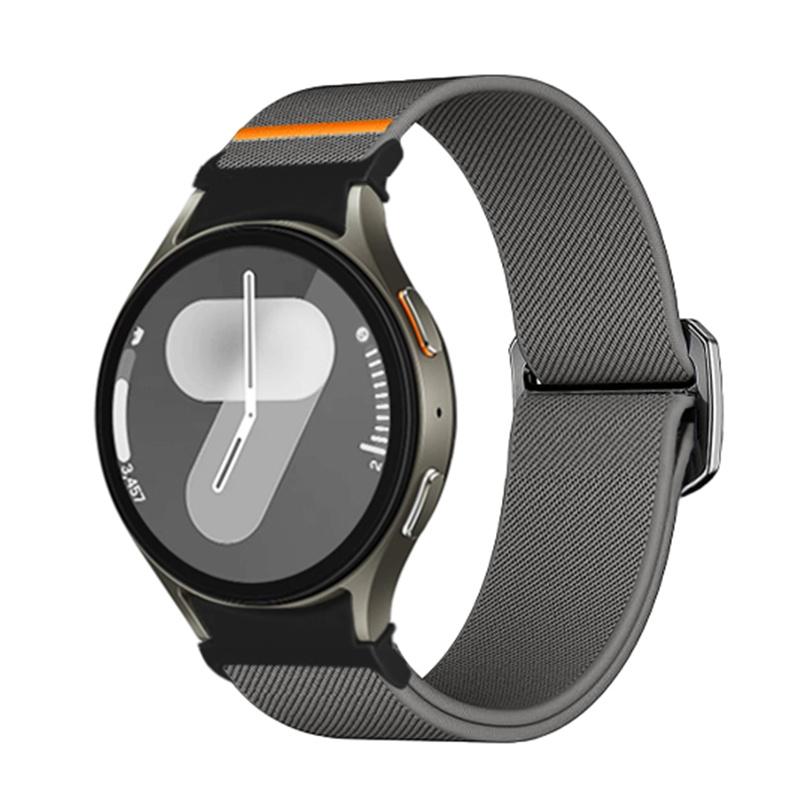 Band For Samsung Galaxy Watch 7 FE 5 Pro 4 6 Classic 44mm 40mm No Gaps Nylon Braided Sport Bracelet Correa Galaxy Watch 7 Strap