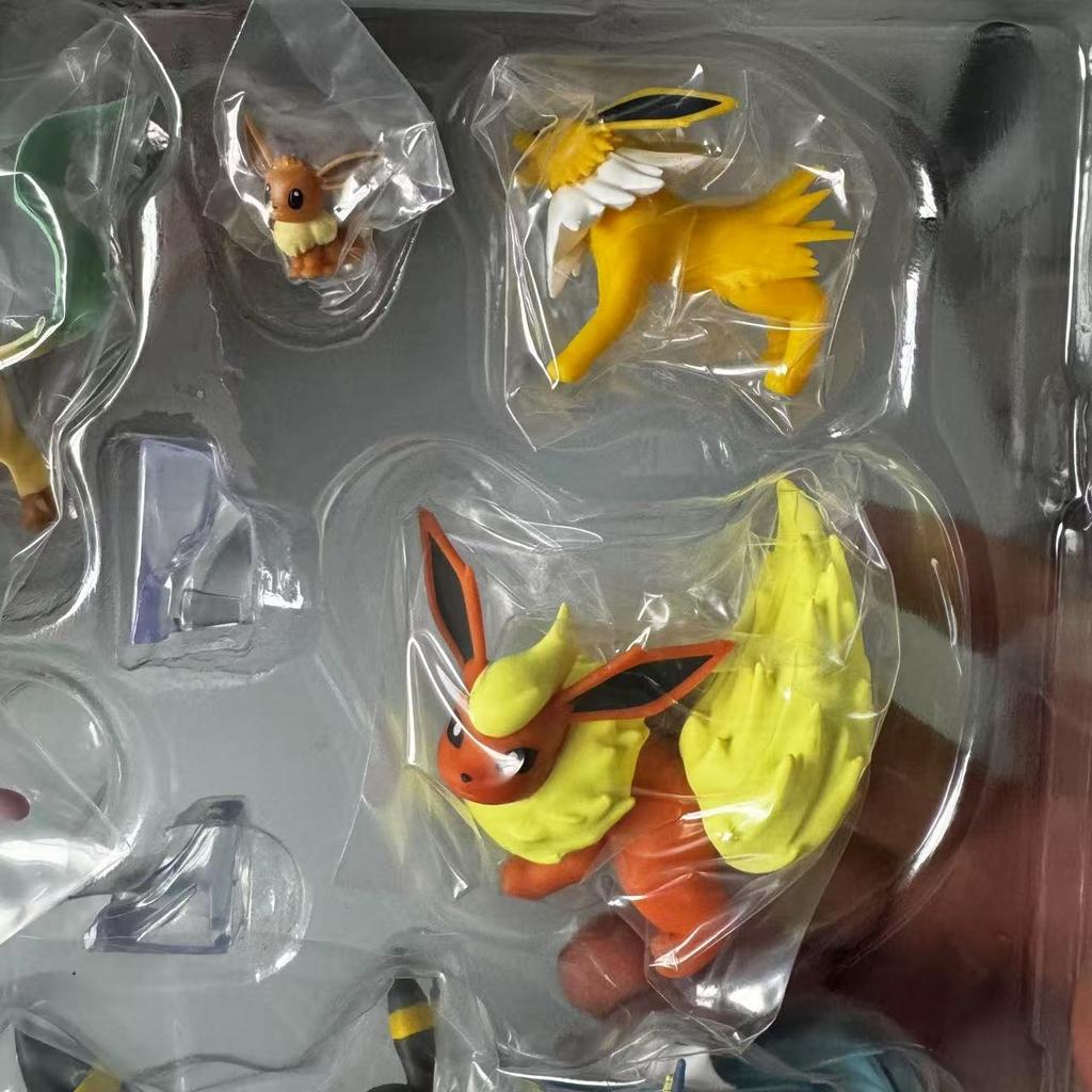 Eeveelution Eevee Vaporeon Jolteon Flareon Espeon Umbreon Leafeon Sylveon Glaceon Cute Action Figure Model Toys