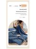 Single Piece Thickened Velvet Flannel Bed Sheet - Warm Autumn/Winter Coral Fleece Duvet Cover & Blanket