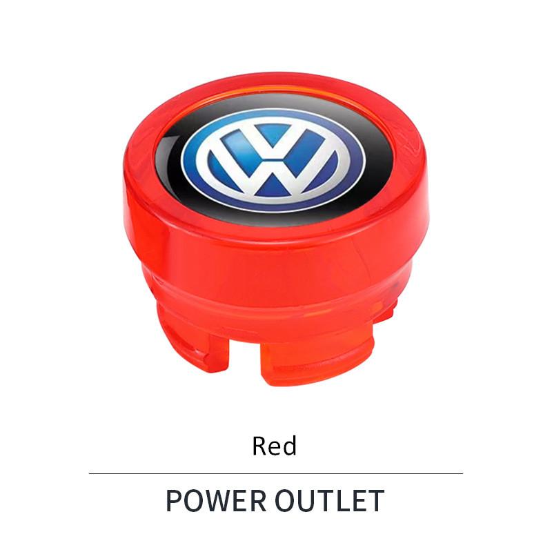 For VW Car Cigarette Lighter Dust Cover Dustproof Cap Plug Car Styling for VW Tiguan Polo Golf 7 Jetta Interior Mouldings XTKH-A325
