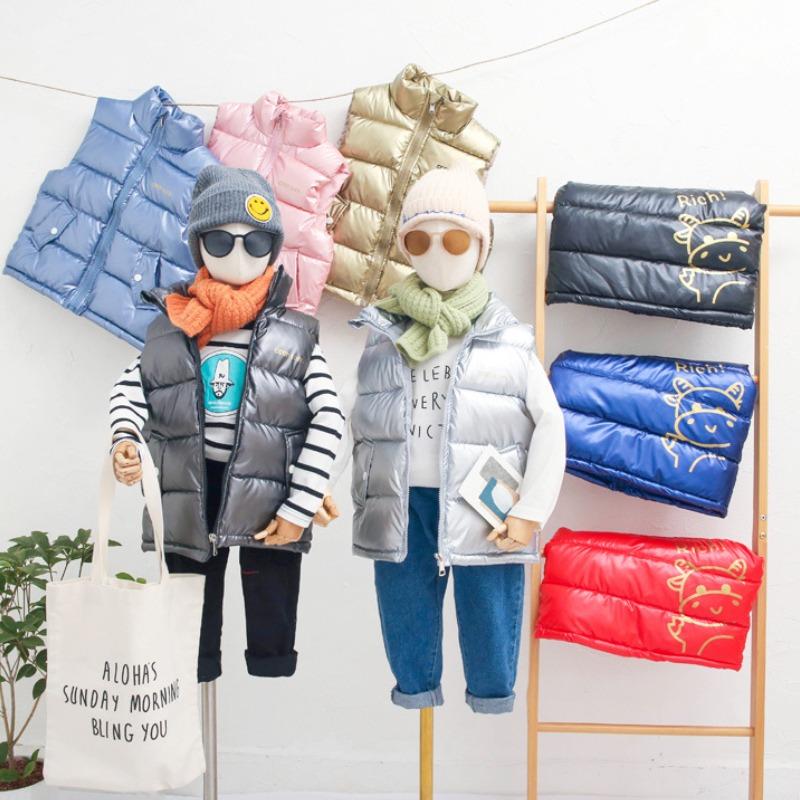 Podzimní/zimní nové dětské zesílené tílko Chlapecké a dívčí spodní tílko