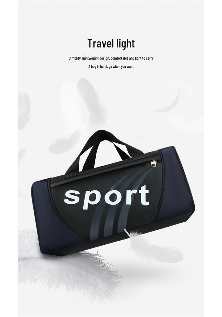 Men's Large Capacity Casual Crossbody Fitness Bag - Single Shoulder Handheld