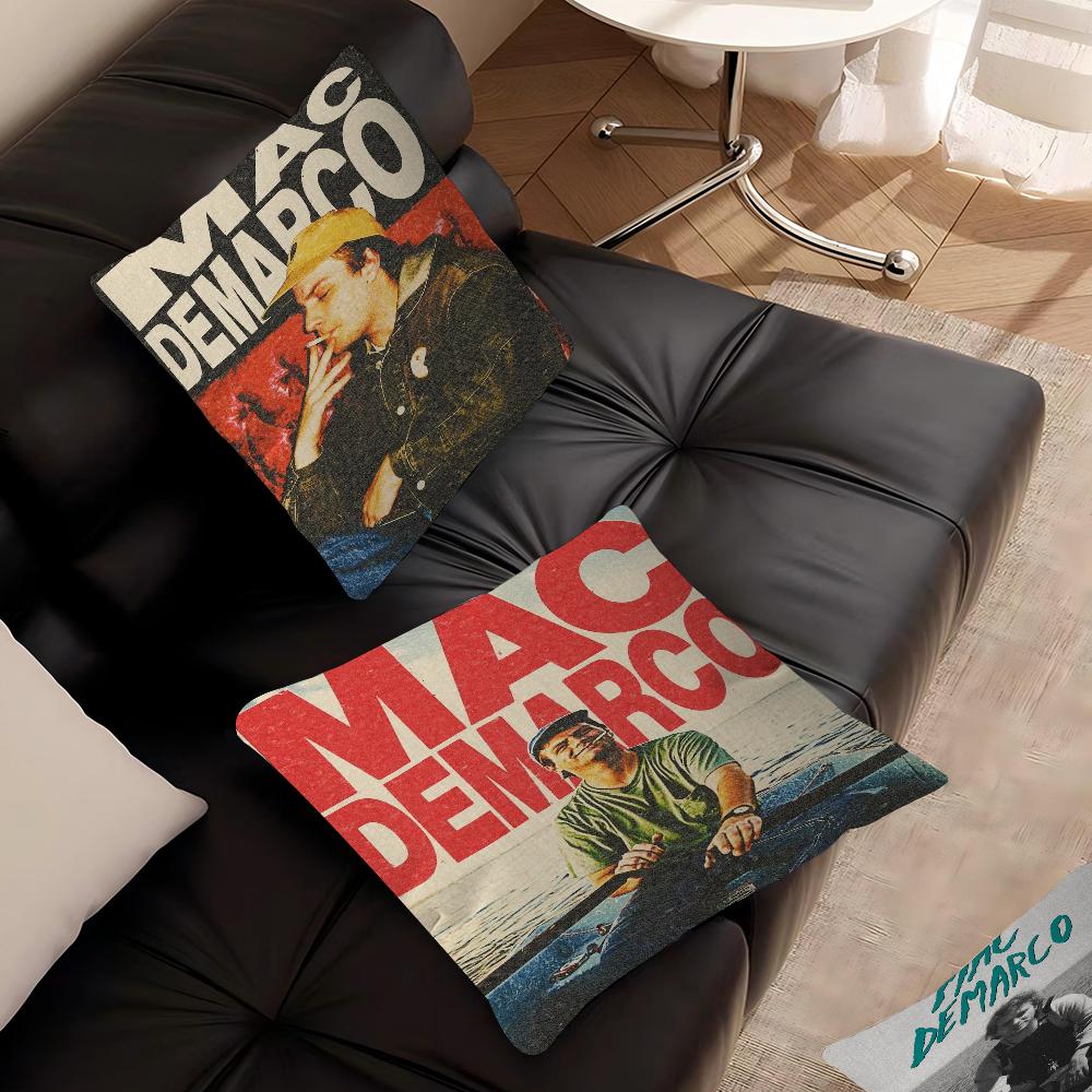 Mac Demarco Maple Design Cushion Cover Happy Autumn Harvest Decor Holiday Decorati Pillow Cover