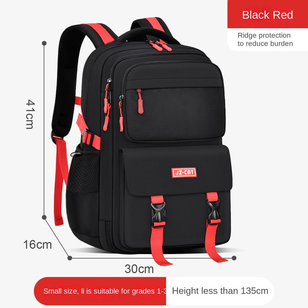 Ny Pojkars Ryggsäck Stor Kapacitet Kylskåpsdörr Vattentät Ryggsäck Skolväska för Grundskole- och Gymnasieelever