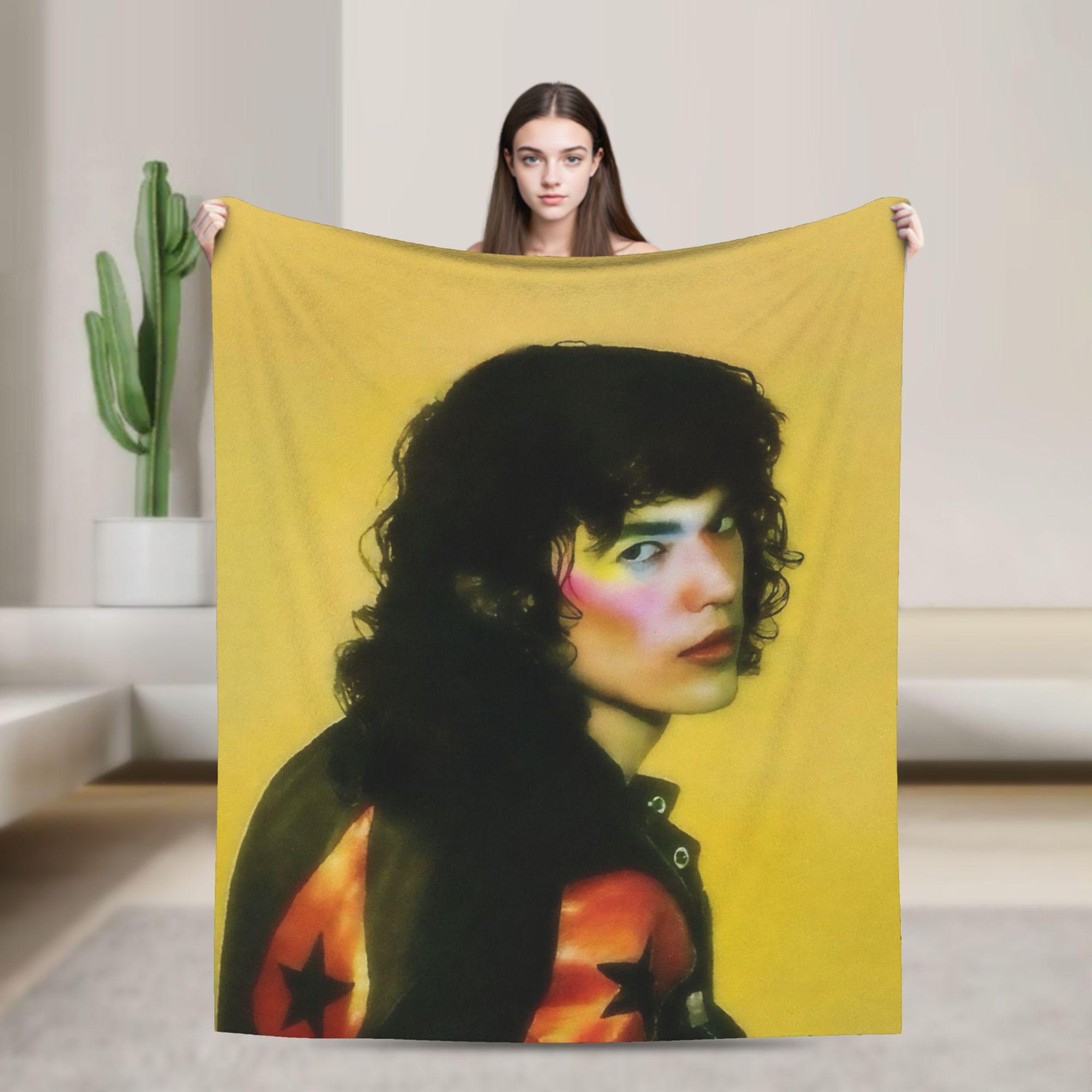 

Warm Soft Blanket Travel Office Conan Gray Poster Pop Throw Blanket Flannel Bedspread For Couch Bed Novelty Sofa Bed Cover 75cmx90cm