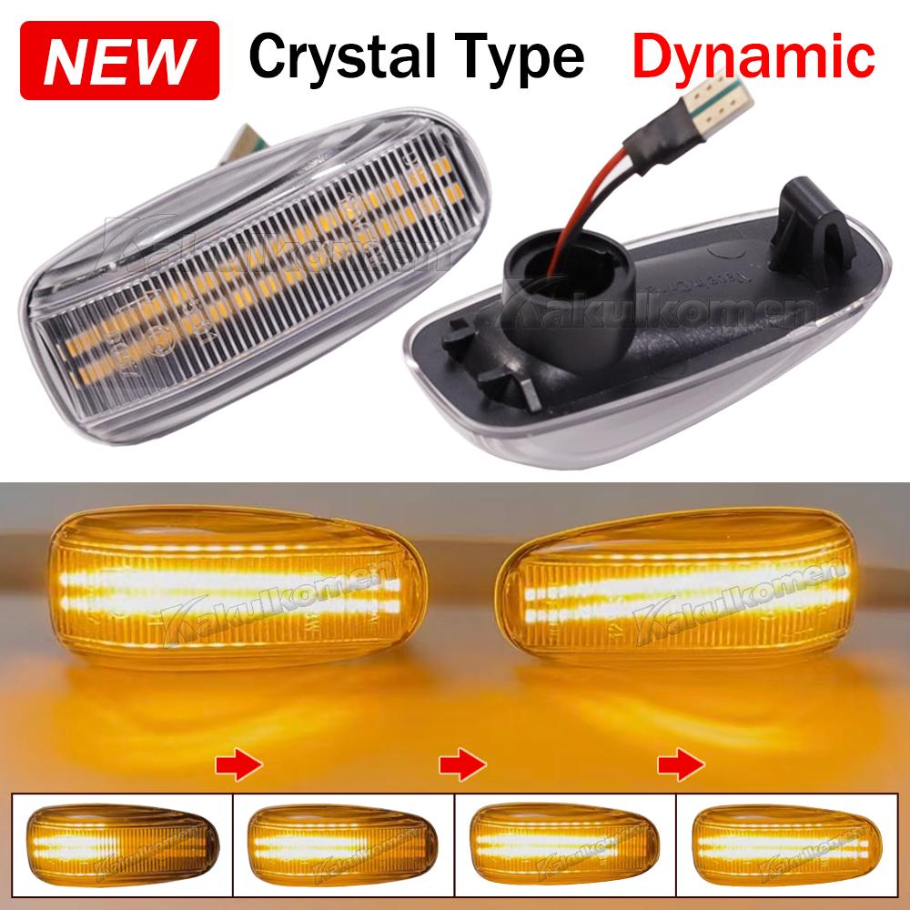 

Sequential Flashing LED Turn Signal Side Marker Light For Mercedes Benz W210 W202 CLK W208 SLK R170 W638 W124 срібний