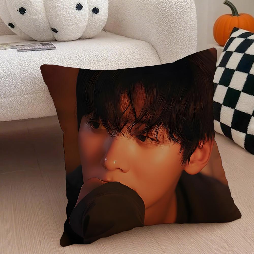 JJi Chang wook Cushion Cover Throw Pillow Cover Hidden Button Durable Polyester Chair Cushion