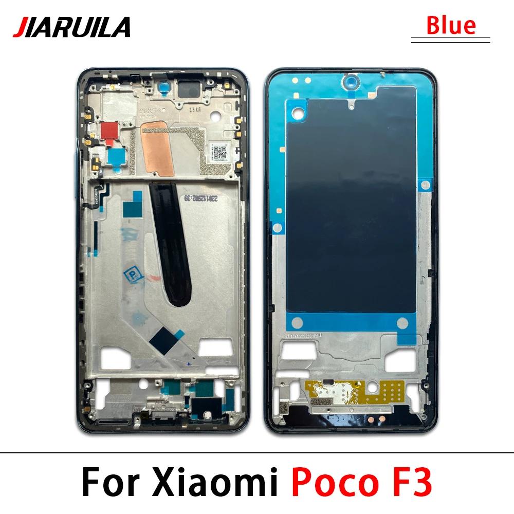 NEW Middle Frame Housing For Xiaomi Poco F1 F2 Pro F3 F4 F5 Pro Front LCD Frame Holder Cover Middle Housing Cover Bezel Parts
