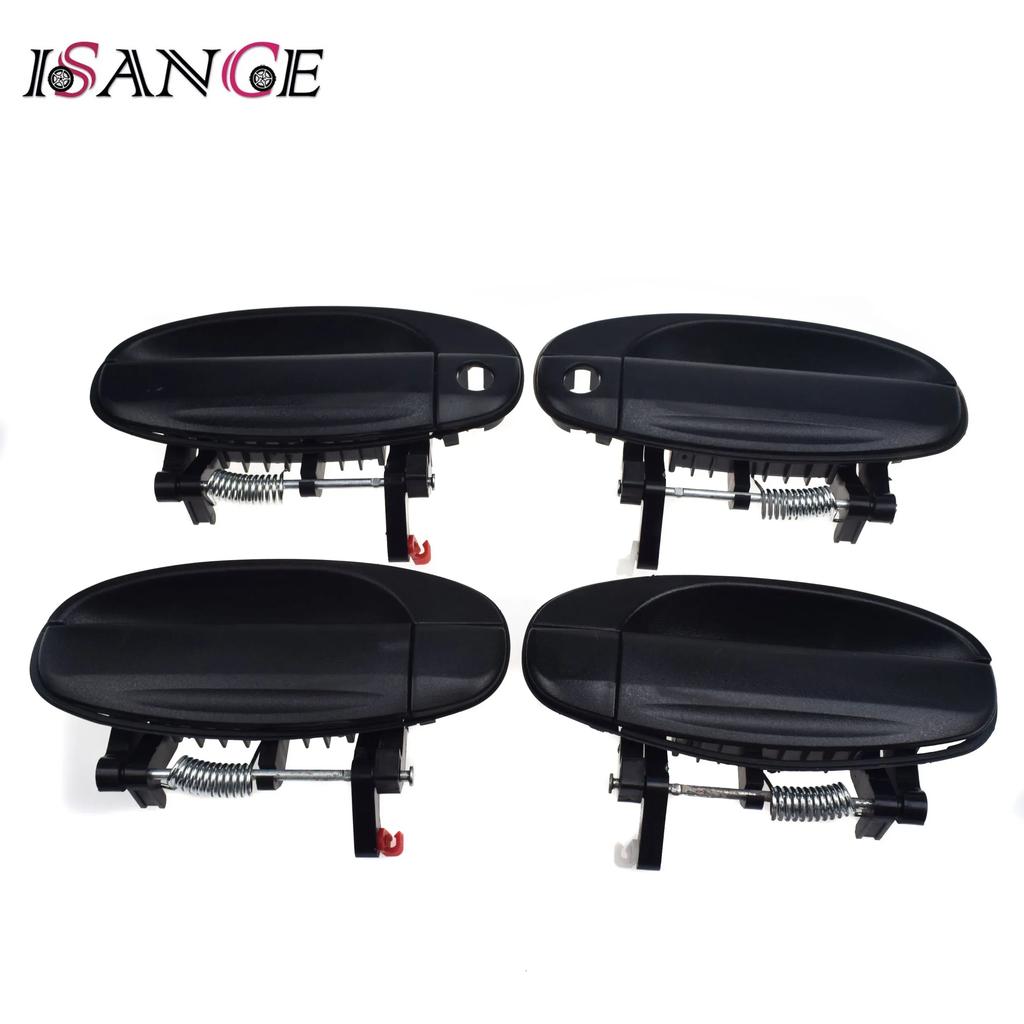 1/2/4 Pcs Black Outside Door Handle Front / Rear / Left / Right For Chevrolet Aveo 1.6L 2004 2005 2006 2007 2008 2009 2010 2011