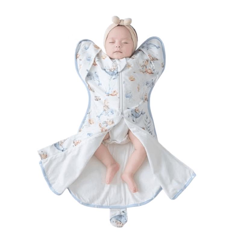 JOYNCLEON Newborn Baby Anti-Startle Pure Cotton Sleep Sack L (70-83cm)