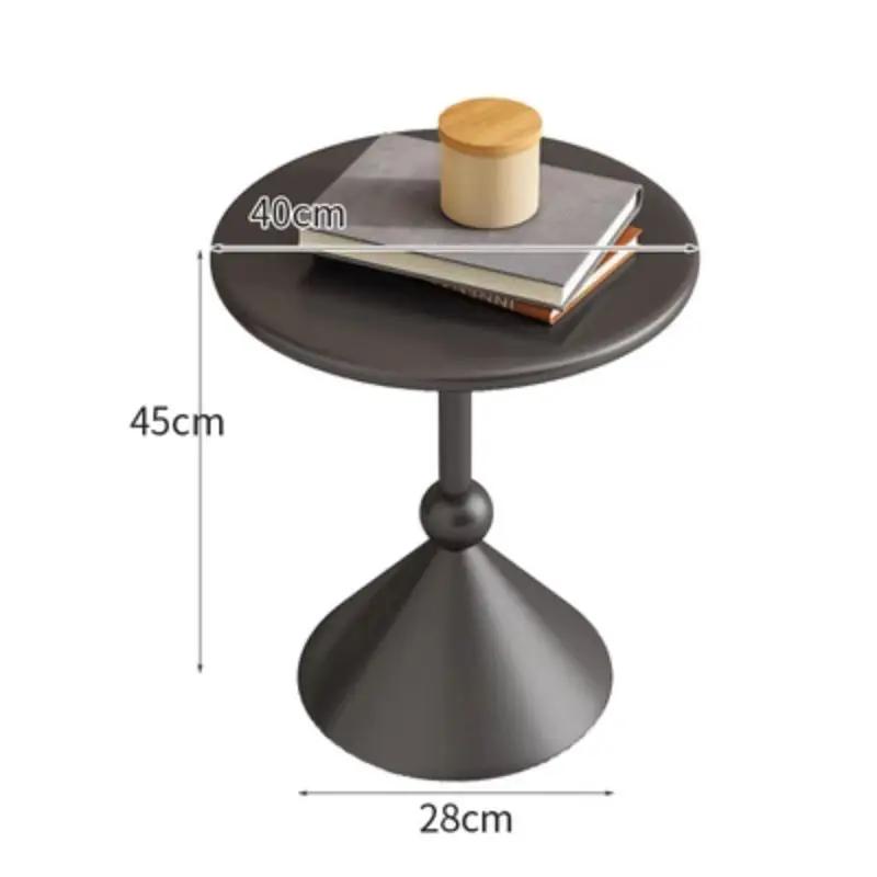 Modern minimalist rock slab small coffee table living room Nordic internet celebrity light luxury small apartment corner table