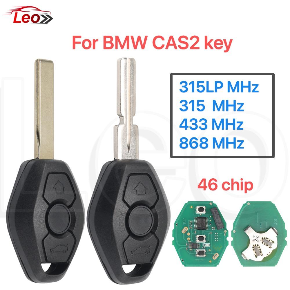 Leo For BMW CAS2 Remote Key HU58/HU92 315LIP/315/433/868MHz 46chip 3button for BMW 1 E87 3 E46 5 E60 E61 6 E63 E64 Series X5 E70