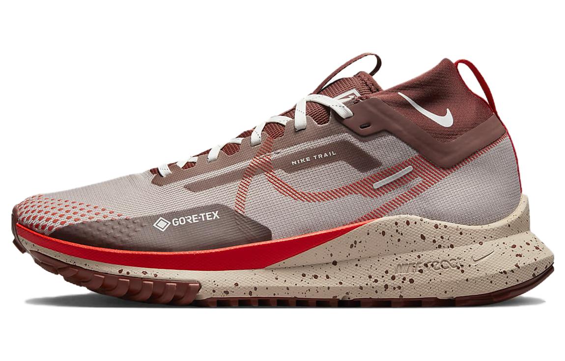 

Nike React Pegasus Trail 4 Gore Tex Diffused Taupe Dark Pony Sail Picante Red DJ7926-200 38.5