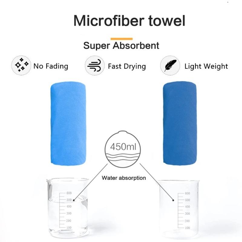 Fast Dry Sport Towel Multifunctional Travel Swimming Yoga Towel Blue Ultra Soft Lightweight Super Absorbent Towel