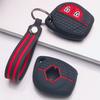 Anti Slip Car Key Protector for Suzuki Swift Alto Jimny SX4 Vitara Ignis Celerio Dzire with Keychain Honeycomb Texture Anti Scratch Key Fob Protector