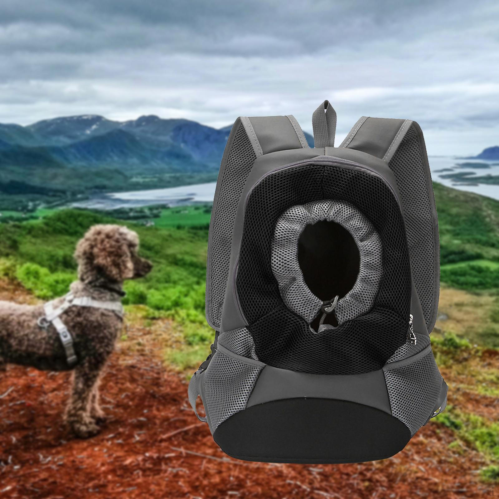 

Рюкзак-переноска для собак, боковой сетчатый карман для домашних животных, небольшой передний дорожный рюкзак S