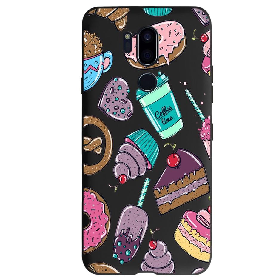 For LG G7 ThinQ Case G710 LM-G710 Cute Cat Butterfly Shockproof Soft Silicone Phone Case For LG G7 ThinQ Back Cover 6.53'' Coque