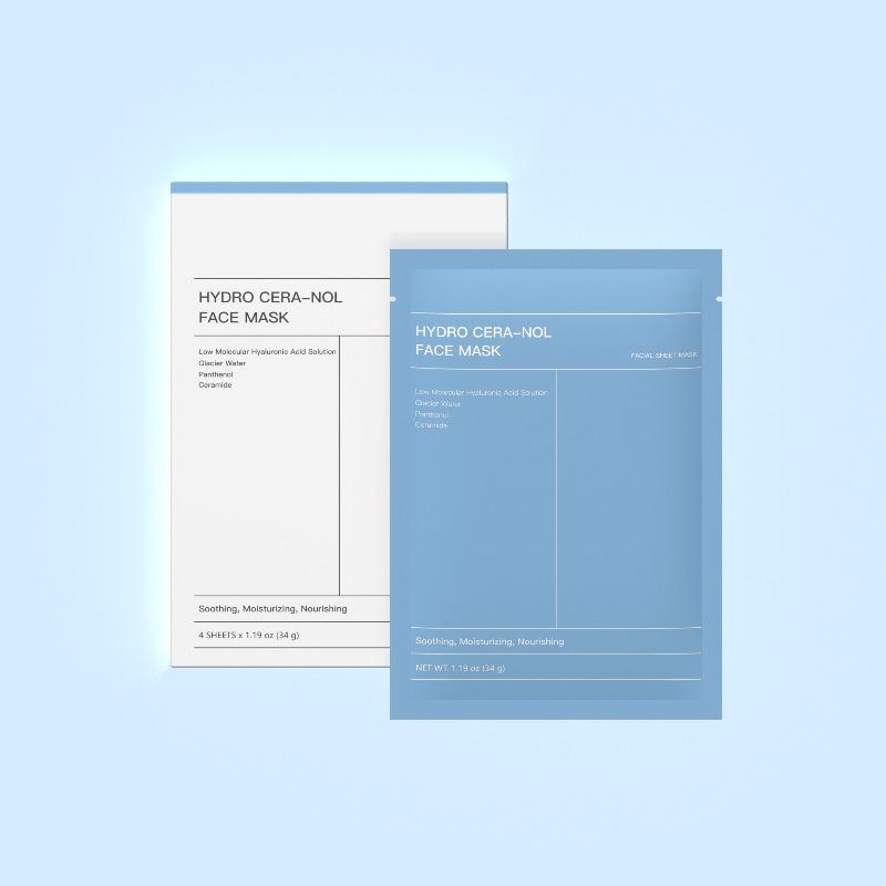 4PCS Bio-Collagen Deep Face Mask Shrink Pores Deep Hydrating Overnight Mask Moisturizing Refreshing Brightening Face Skin Care