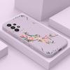 Falling Sakura Case For Samsung Galaxy A73 A53 A33 A23 A13 A03 A72 A52 A52S A32 A22 A12 A02 A02S A71 A51 A31 A21S 4G 5G Cover