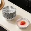 10pcs Aluminum Baking Molds 7.3 X 5 X 2 Cm Egg Tart Cups for Cupcakes Muffins Pies Cookies Chocolates Truffles