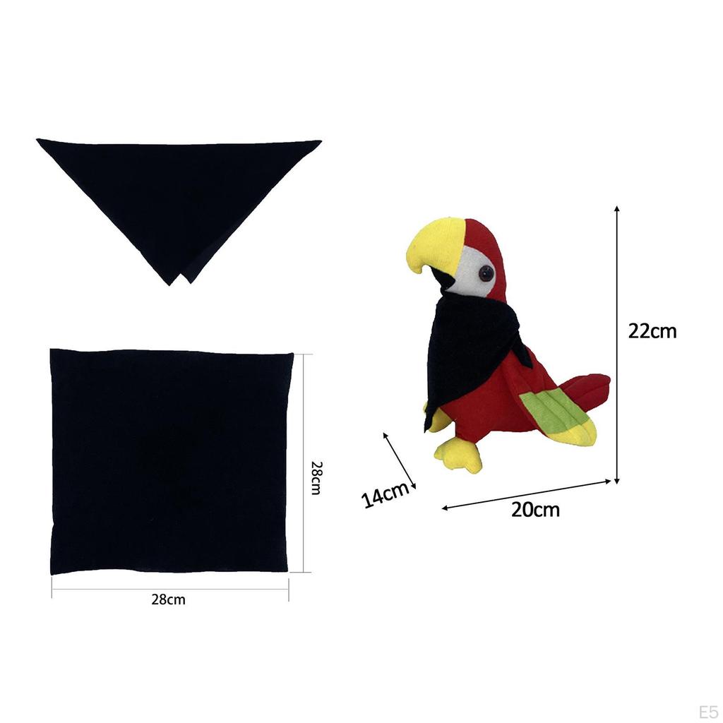 Parrot On Shoulder Halloween Costume for Kids Adults Nightclub Pirate Prop Role Play