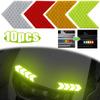 High Reflective Car Safety Reflective Arrow Stickers Car Motorcycle Truck Helmet Safe Warning Markers Decals Auto Exterior Decor