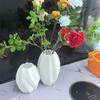 Nordic White Flower Vase Imitation Ceramic Plastic Flower Vase Living Room Desktop Decoration Wedding Centerpiece Arrangement