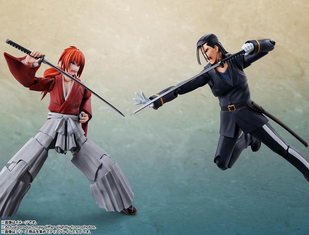 TAMASHII NATIONS S.H.Figuarts Rurouni Kenshin: Meiji Swordsman Romantic Story - Saito Hajime, approximately 165mm, PVC & ABS painted action figure