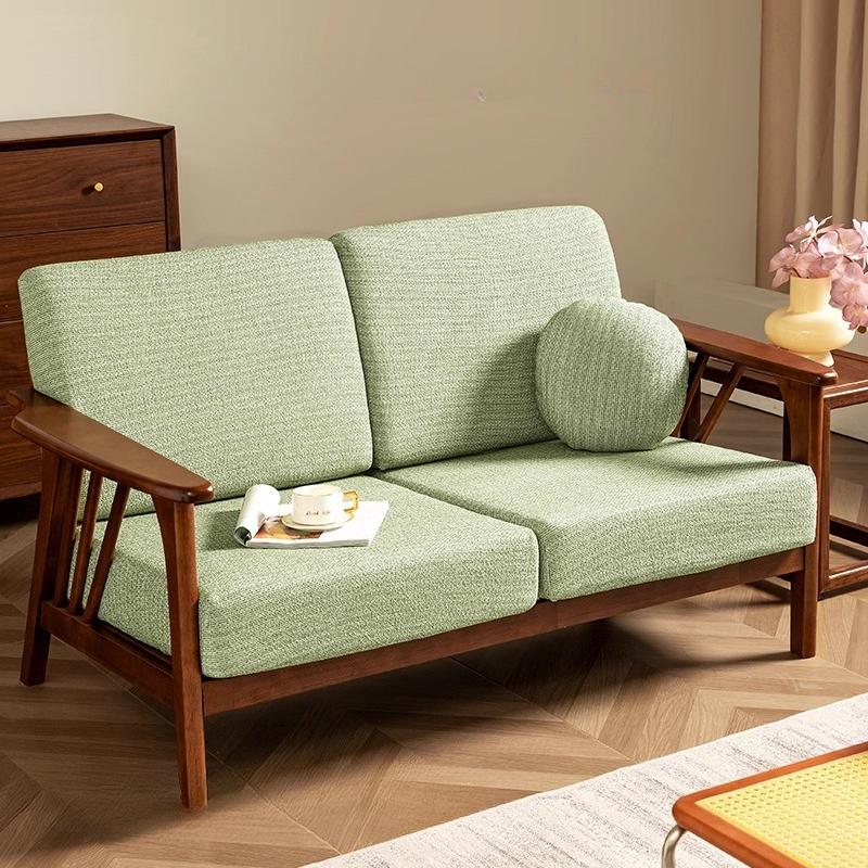 Solid Wood Sofa Cushion Cover Chenier Fabric Sofa Cushion Cover All-season Pet Anti Dirt Machine Washable Sofa Cover Backrest cover