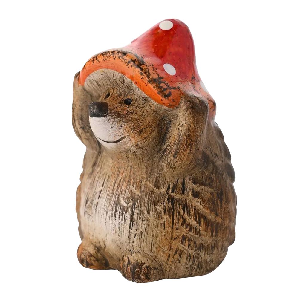 Country Living Hedgehog With Toadstool Hat Ornament