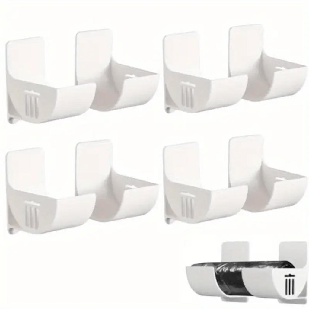 Kitchen Garbage Bag Rack, Multifunctional Door Hanging Storage Tool, Very Suitable for Kitchen Paper Rolls, Garbage Bags, Etc