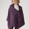 ABRAHAM MOON Merino Wool Shawl 70cm - Purple Heather