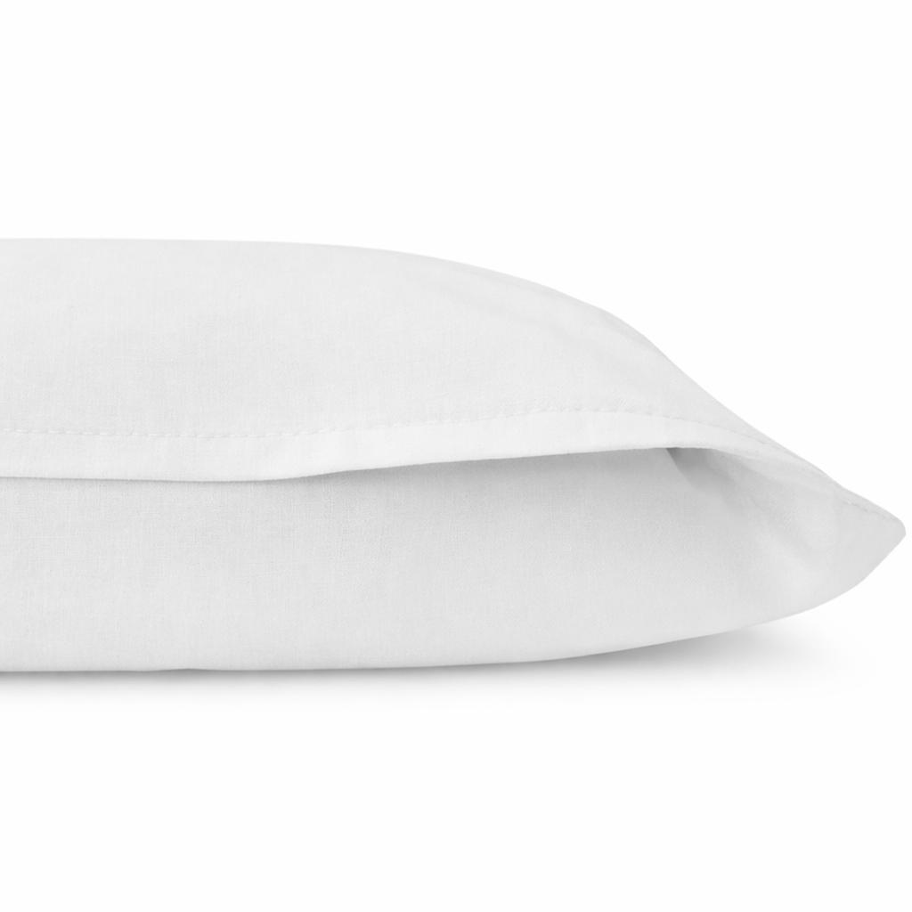 Pillowcase 50x60 White POLISH COTTON Plain Hotel Pillowcase