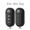 TPU Key Cover Shell For FIAT 500 Ducato Panda Punto 500Lfor Lancia Musa for Citroen Jumper for Peugeot Folding Car Key Case