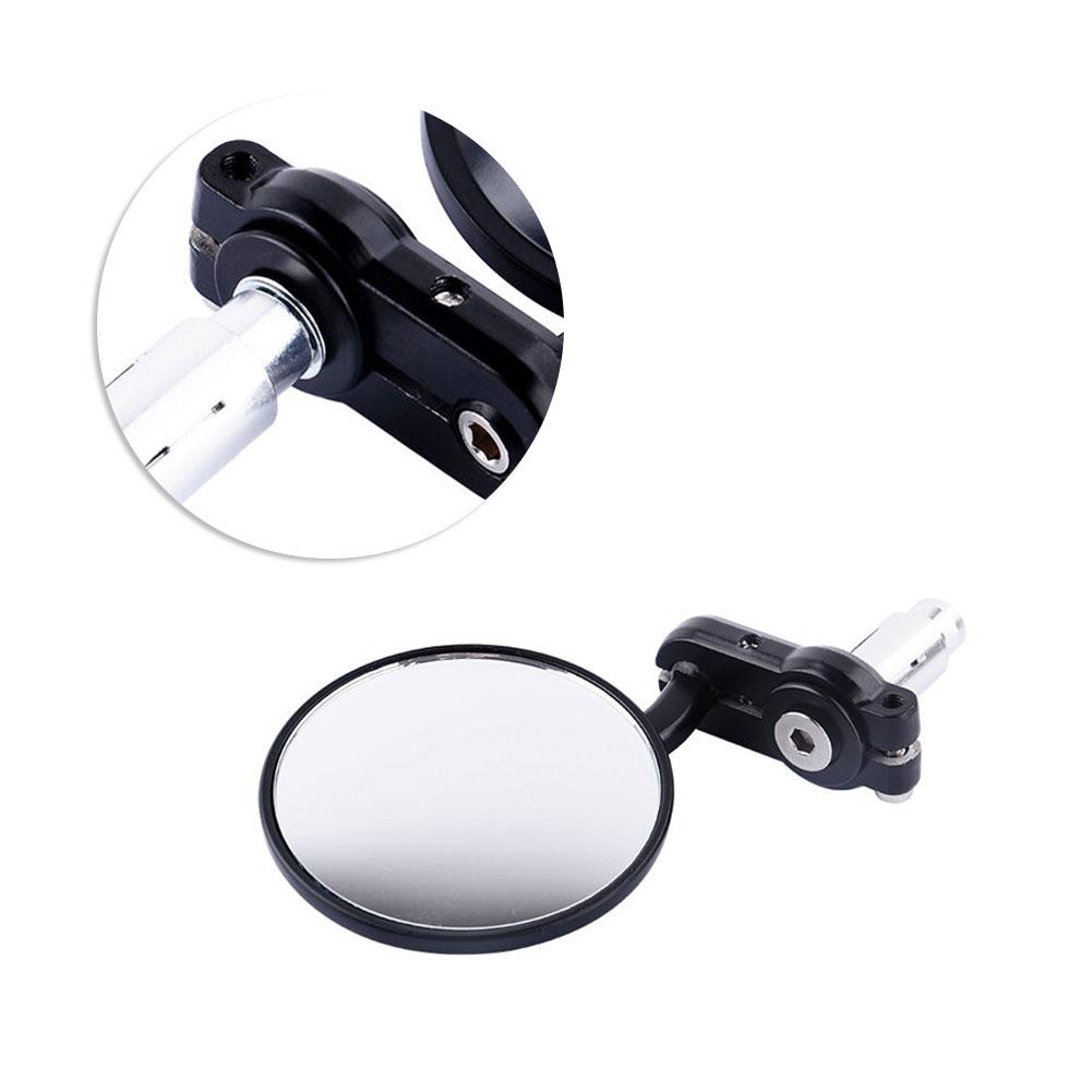 1 Paar Aluminium Runde Seitenspiegel Rückspiegel 7 Zoll Lenkerenden Motorrad Motorrad UK