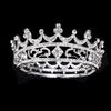 Sparky Crystal Bridal Tiara Rhinestone Round Crown for Women Baroque Crown  Prom Night
