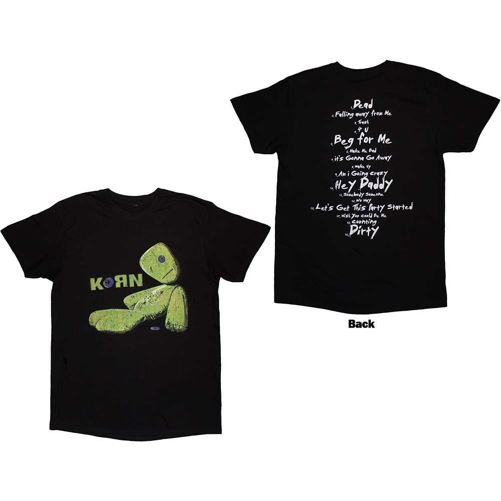 Korn Issues Tracklist T- Black New Unisex T-Shirt XL