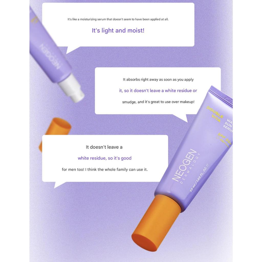 NEOGEN Dermalogy Double Vita Watery Sun Serum  SPF50+ 50ml