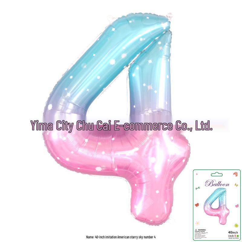 Décoration Bandeau Rayé à Carreaux Vache Dégradé 40" - Grand Chiffre pour Scène de Fête d'Anniversaire de Bébé