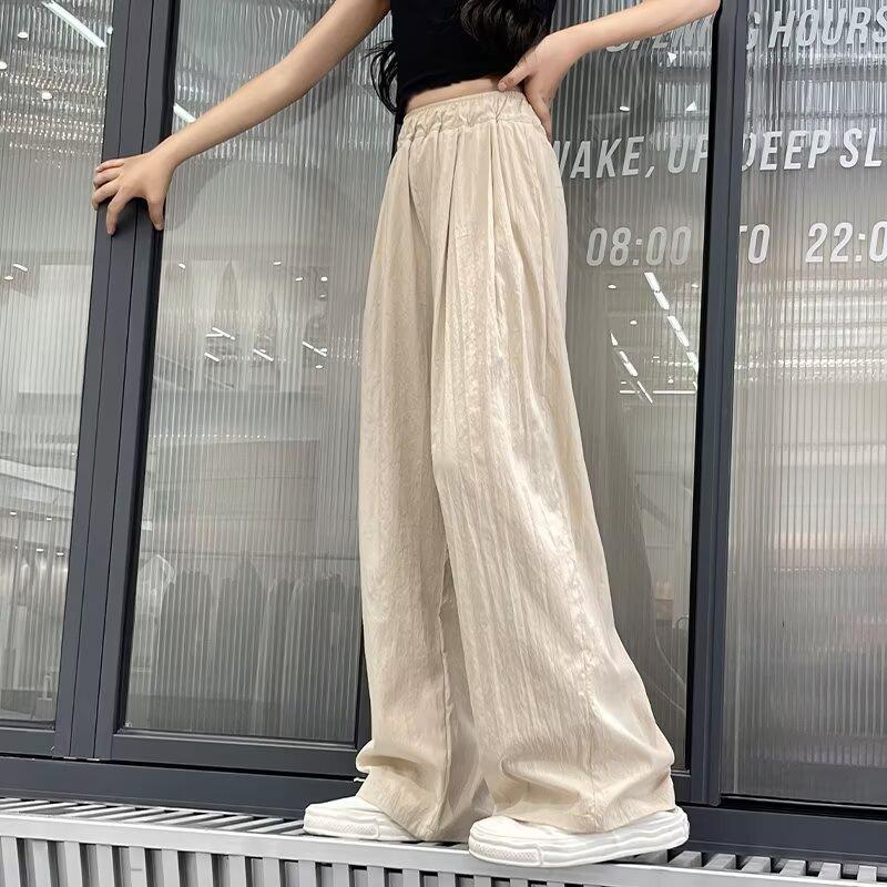 Girls' Summer Thin Pants Baby Summer Clothes Ice Silk Wide Leg Mosquito Proof Pants Yamamoto Pants