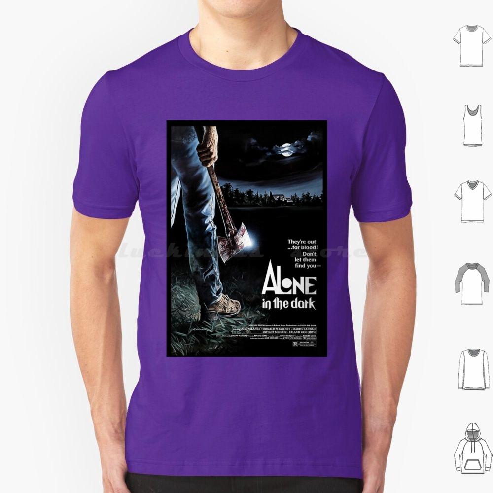 Alone In The Dark T Shirt Cotton Men Women DIY Print Film Movie Movies Horror Classic Vintage 1980s 1970s 80s 70s Cinema Old